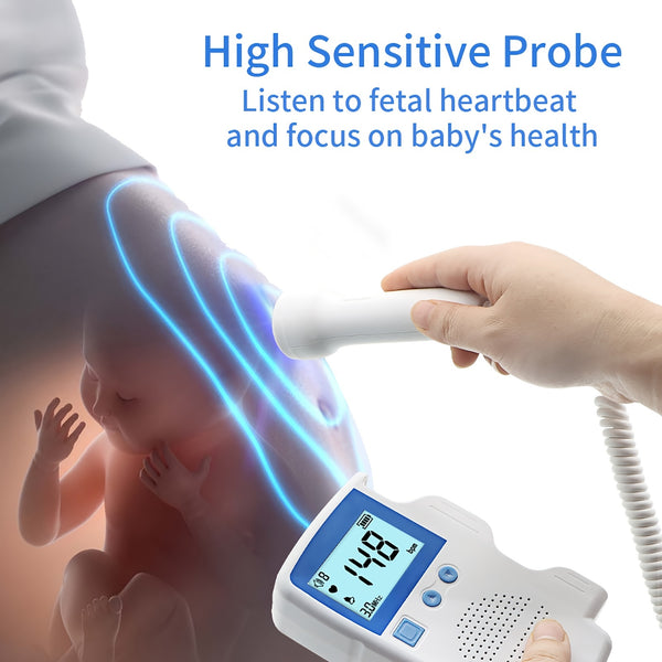 Household Doppler Fetal Heart Rate Monitor For Baby And Pregnant Women