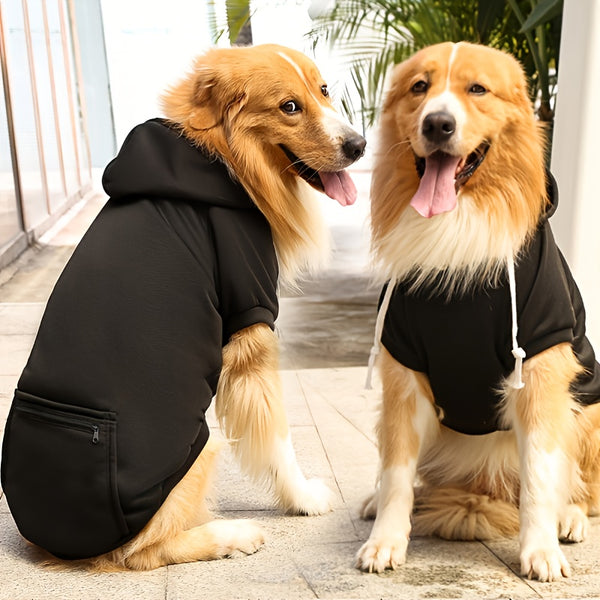 Pet Hoodie For Small Medium Large Dogs, Soft Fleece Dog Clothes With Hat & Pocket, Pet WinterApparel