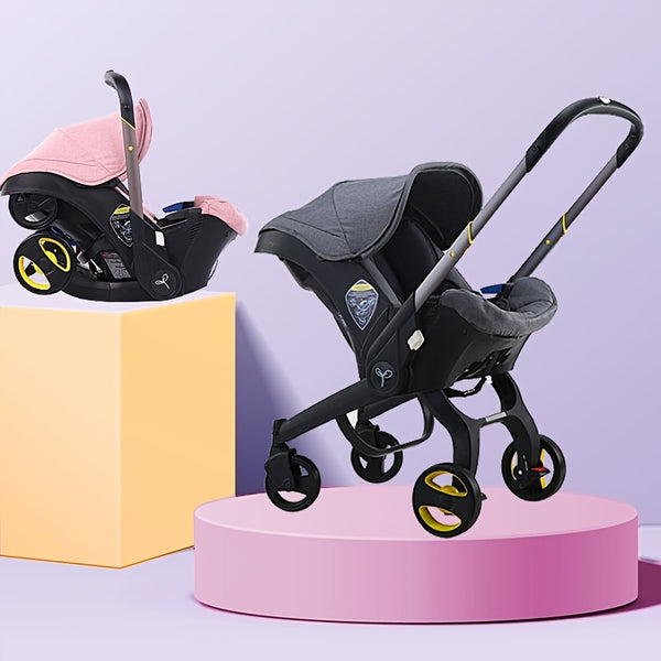 Baby Strollers 3-in-1 Car Seats Newborn Infant Cradle Baskets Baby Carriage Prams Multi-functional High Landscape Folding Portable Using At Mall Supermarket Outdoor Baby Strollers