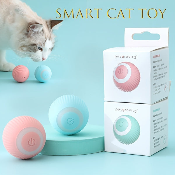 Smart Pet Toys For Dog & Cat, Automatic Rolling Ball Electric Cat Toys, Interactive Cat Ball Toys