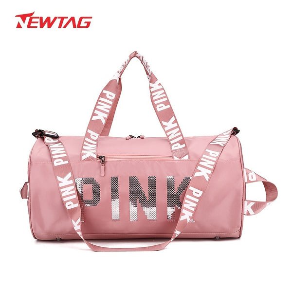 NEW TAG Sports Gym Bag For Swimming Yoga Platis, Travel Duffel Bag, Fashion Large Capacity Fitness Drum Bag