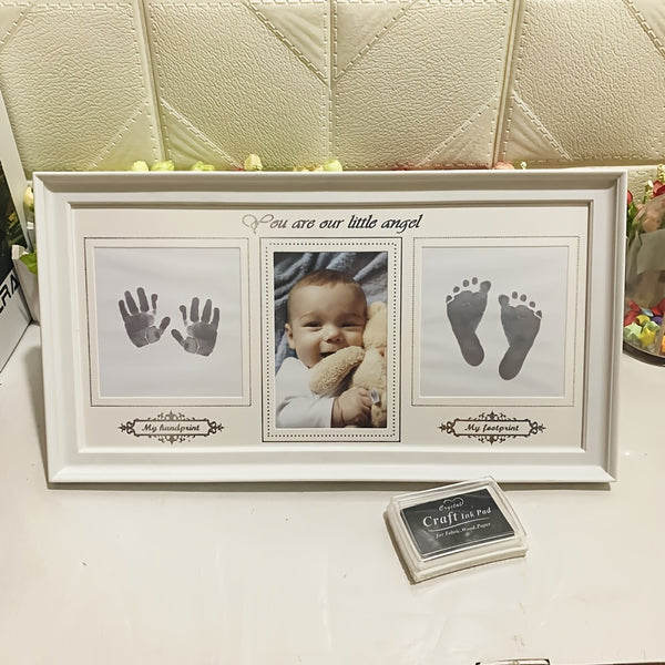 Creative Baby Children's Growth Diy Photo Frame, Baby's Handprint And Footprint Stage Photo Frame