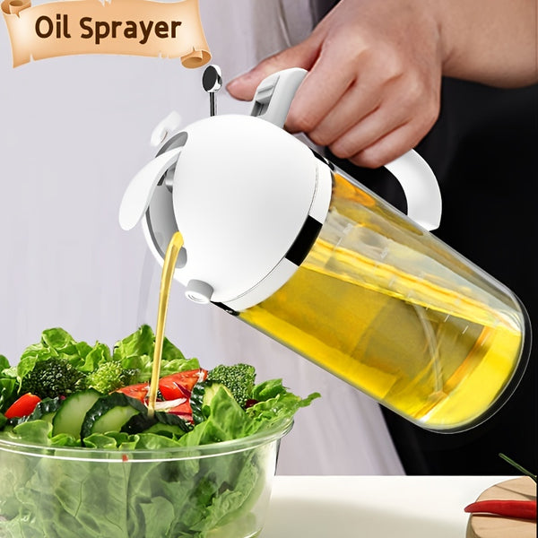 1pc Oil Sprayer For Cooking, Barbecue Spray Oiler, Kitchen Household Press-type Seasoning Bottle