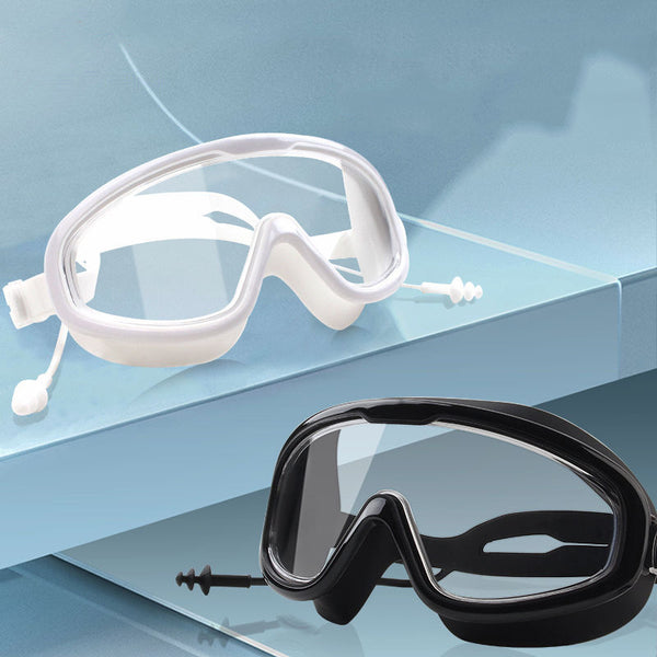 Adult Swimming Goggles HD Waterproof Anti-fog Electroplating Swimming Glasses