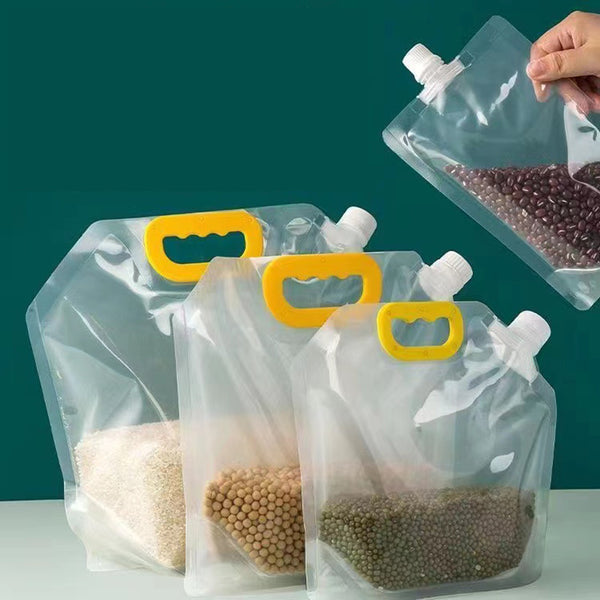 Grain Sealed Packaging Bag, Transparent Grain Storage Bag