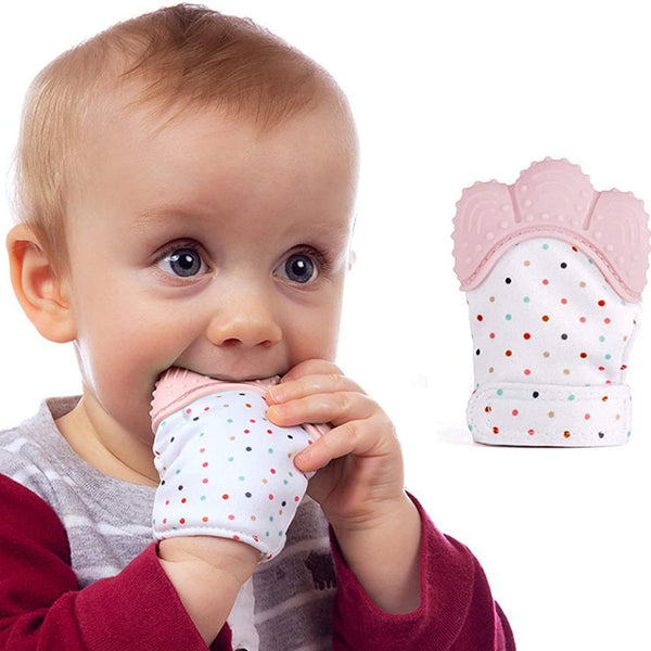 Baby Anti-eating Gloves Tooth Glue Baby Silicone Molar Stick