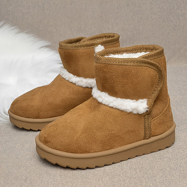 Kids Fashionable Warm Snow Boots Autumn And Winter