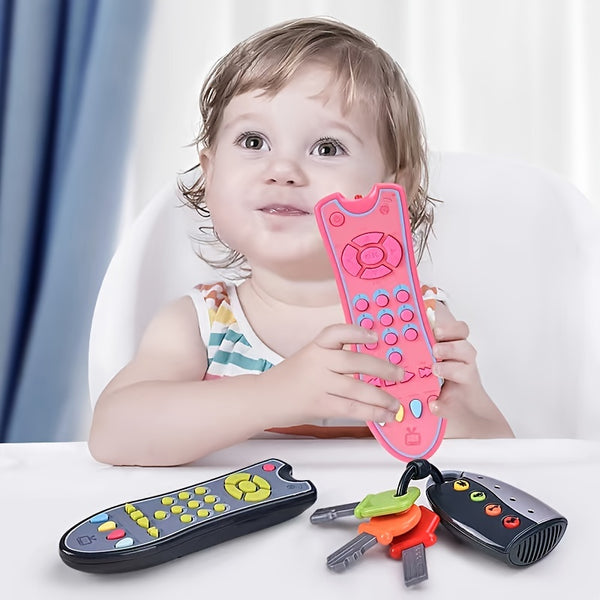 Baby Simulation TV Remote Control For Children, Music English Learning Remote Control, Puzzle Cognitive Science And Education Toys