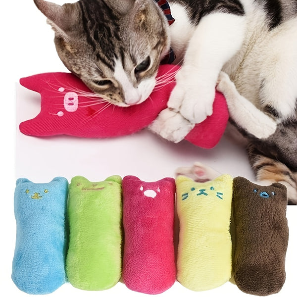 1pc Pet Toy Chewable For Cats Plush Toy