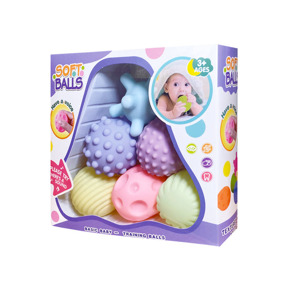 Baby Multi-color Sensory Toys Massage Ball Set For Gift