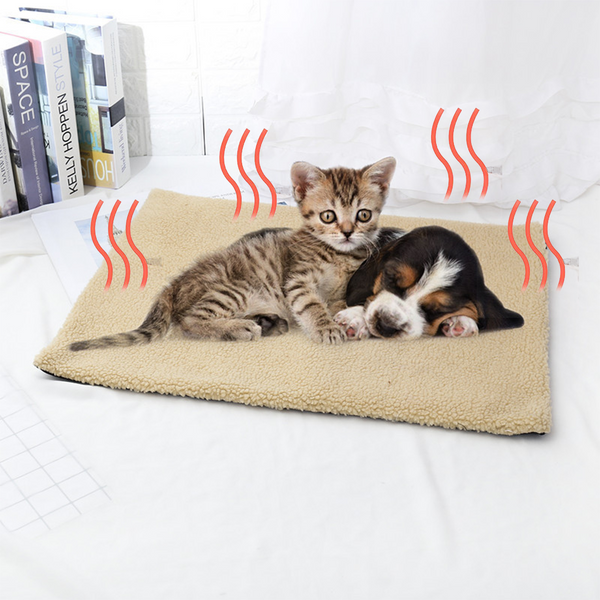 Self Heating Pet Mat, Non-Electric Pet Warming Pad, Self Warming ,Extra Warm Pet Mats For Dog & Cat