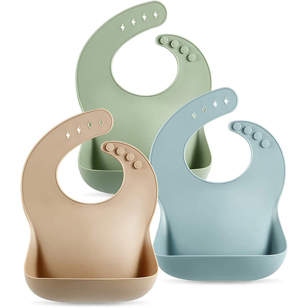 Baby Softness Silicone Stereol Feeding Bib