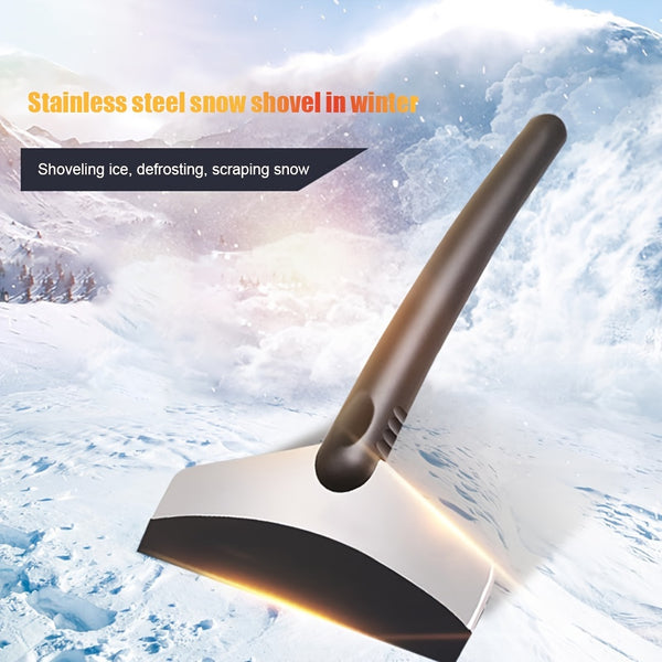 1pc Ice Scraper For Car Window, Winter Windshield Frost Removal Shovel, Vehicle Cleaning Brush, Hand Tool, Cleaning Supplies