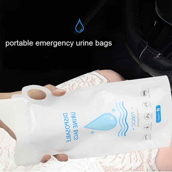 1pc Portable Disposable Urine Bag, Emergency Urine Bag, Travel Camping Urine Bag Unisex