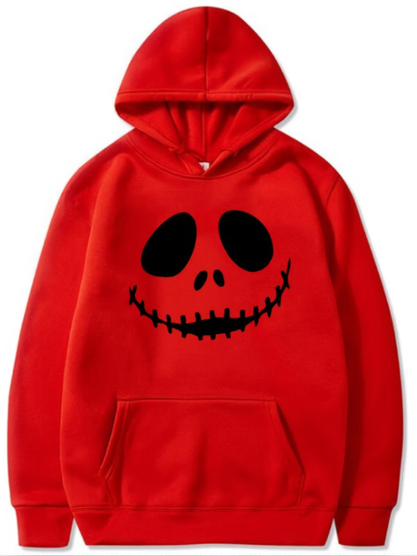 Men's Plus Size Graphic Printed Fleece Thermal Drawstring Hoodie For Winter