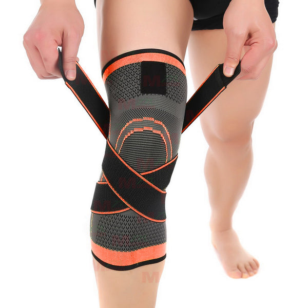 Braces For Knee Pain With Adjustable Strap, Compression Support Knee Joint, Pain Relief, Recovery, Sports