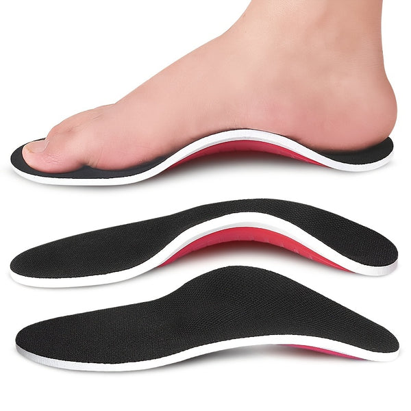 EVA Arch Support Orthotic Insoles, Multi-functional Cuttable Breathable Shoe Pad Mat For Pain Relief