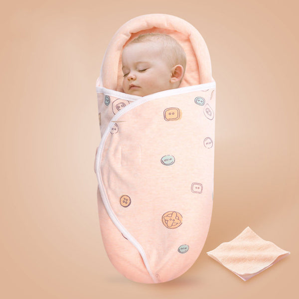 Baby Swaddle Blanket Wrap, Newborn Baby Cartoon Sleeping Bag For 0-12 Month