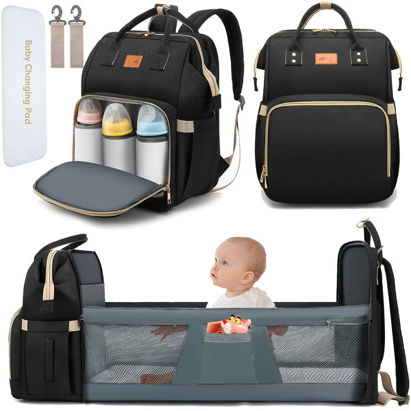 Mommy Bag Changeable Crib Large Capacity Multi-functional Shoulder Mother Mother And Baby Bag