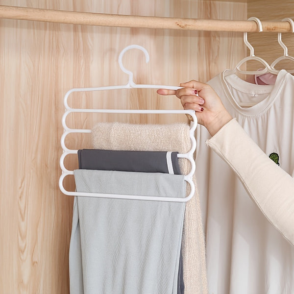 1pc Multifunctional Hanger Pants Hanger Scarf Storage Hanger