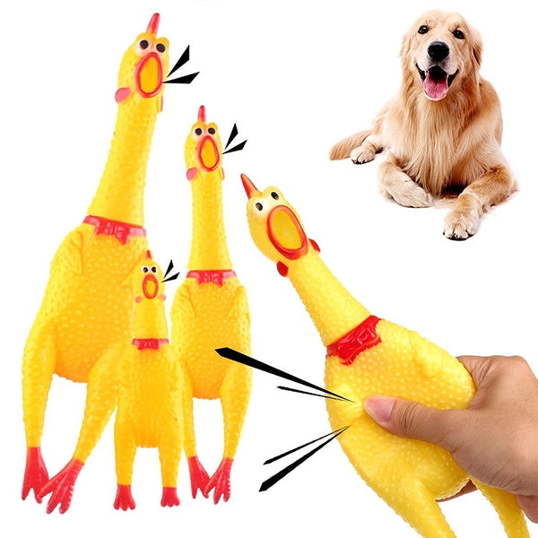 1PC Super Funny Screaming Chicken Toy Dog Toy