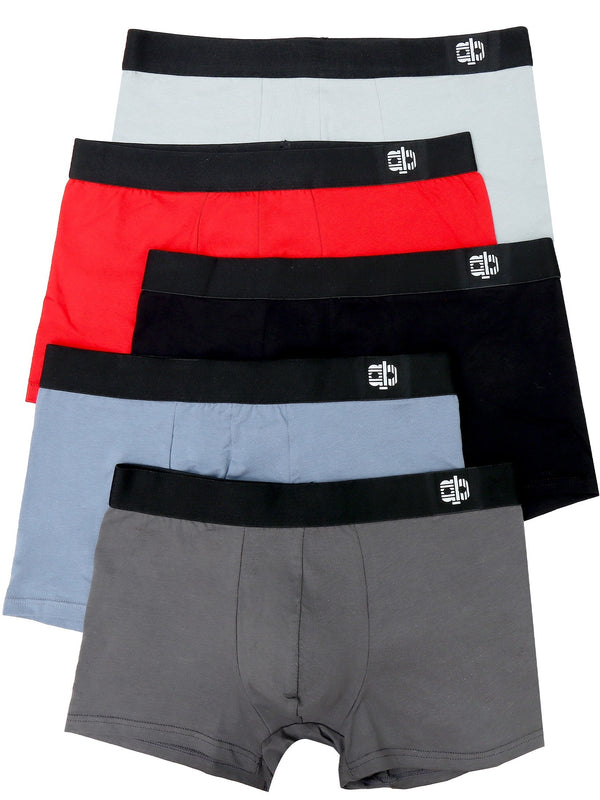 5pcs Men's Comfortable Cotton Boxer Briefs