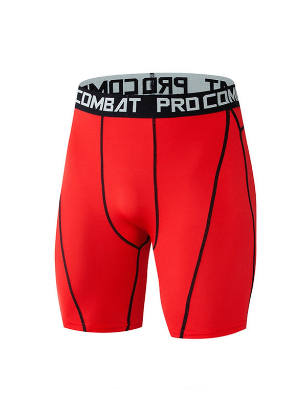 Men's Basketball Shorts Fitness Pants High-Elastic Training Tight-Fitting Five-Point Pants