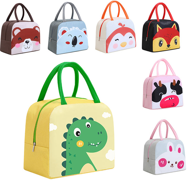 1pc Cartoon Rabbit Animal Cute Bento Bag, School Insulation Lunch Box, Lunch Bag