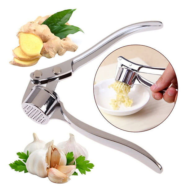 1pc Pack, Zinc Alloy Manual Garlic Press, Garlic Paste