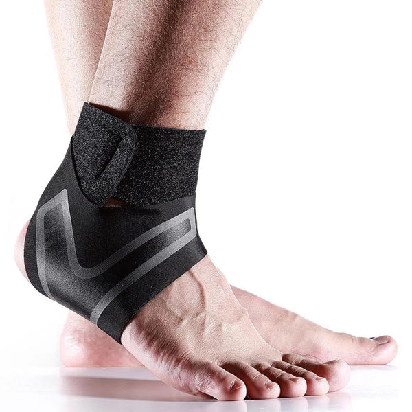 ANSER 1pc Ankle Support Strap, Elastic Adjustable Brace For Foot Sprains Sports Protector Pain Relief